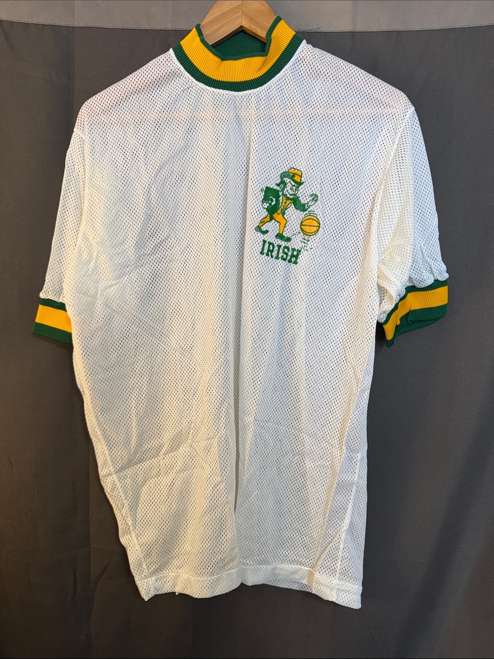 Vintage Notre Dame Basketball shooting jersey